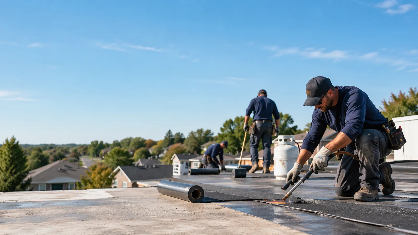 Flat Roof Leak Repair providers in Manito, IL